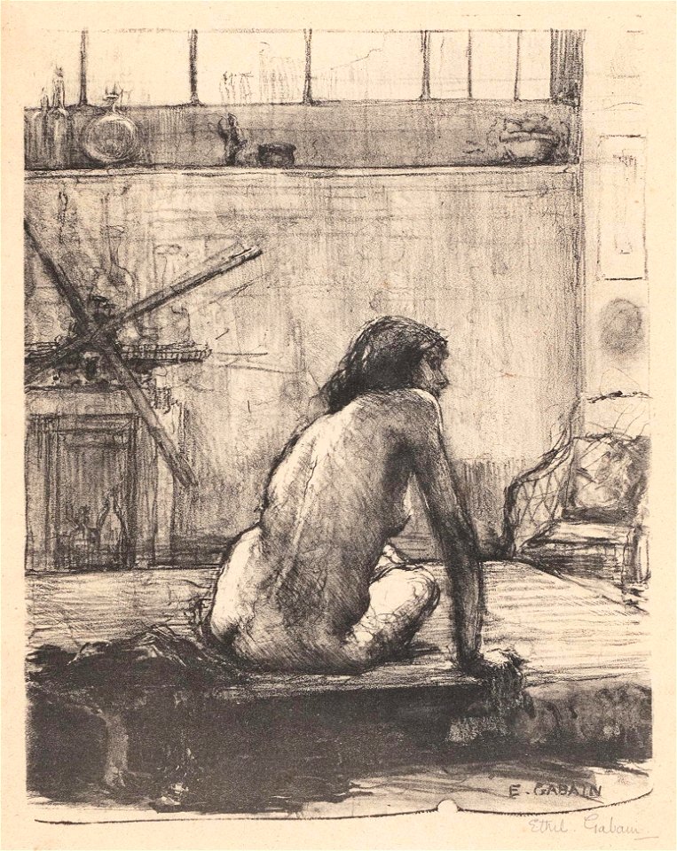 Ethel Gabain - The Printing Press - 9304