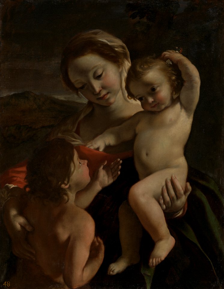 Giovanni Lanfranco - Madonna and Child with the Infant Saint John the Baptist - 84.PA.683 - J. Paul Getty Museum