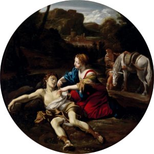 Giovanni Lanfranco Angelica pflegt Medoro