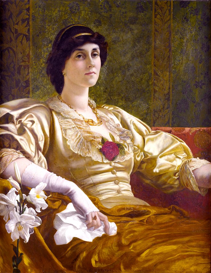 Ethel Bertha Harrison (1851-1916), by William Blake Richmond