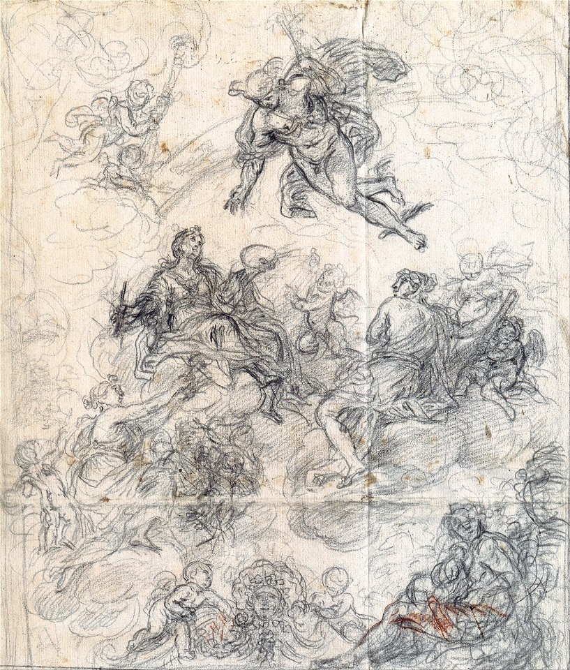 Giovanni Paolo Melchiori - Allegory of the Arts - Google Art Project
