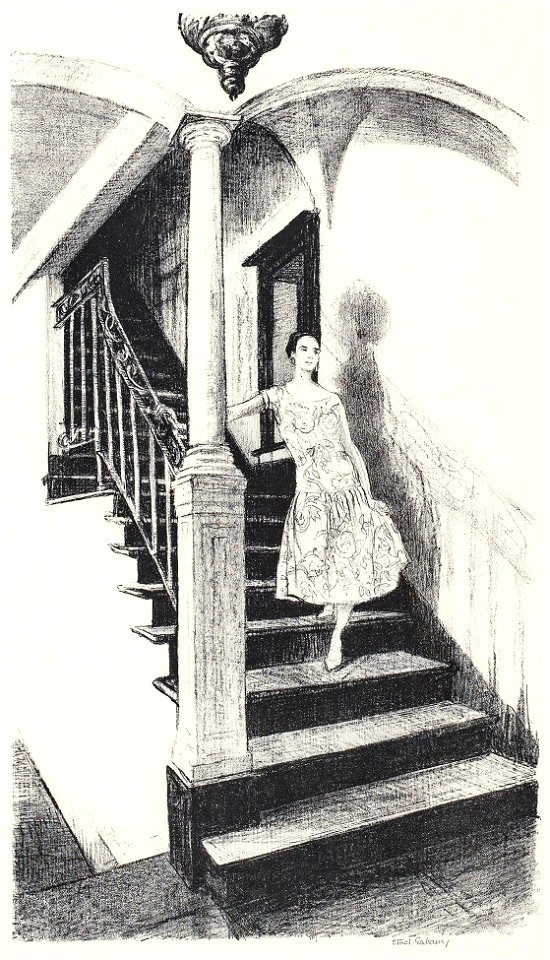 Ethel Gabain - The Black and White Stair - 9320
