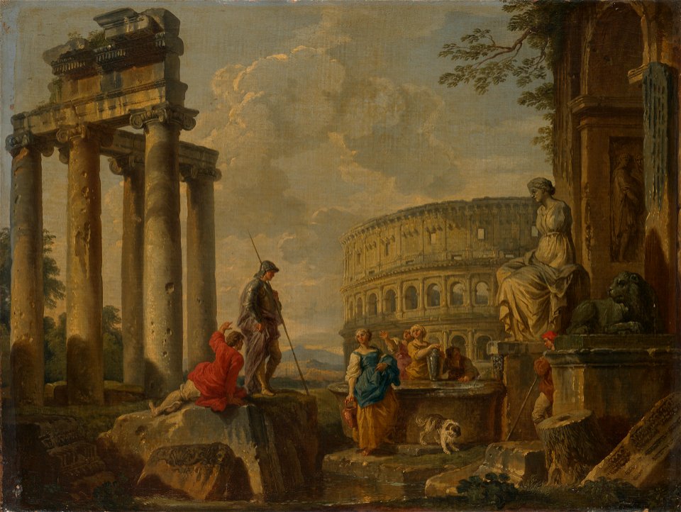 Giovanni Paolo Panini - The Coliseum amongst Roman Ruin - 1947.200 - Yale University Art Gallery