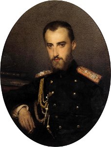 Etlinger (Eristova) Maria Vasilyevna - Portrait of Grand Duke Nikolai Mikhailovich