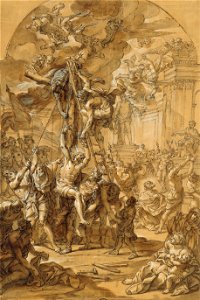 Giovanni Odazzi - The Martyrdoms of the Apostles Philip and James the Lesser - Google Art Project