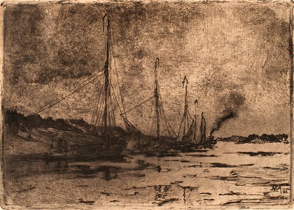 Etsning - Sjöhistoriska museet - OB 851
