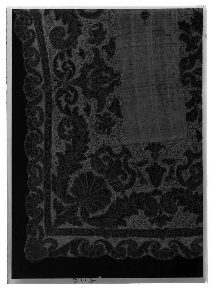 Ett av sex schabrak (6083-6088), 1680 - Livrustkammaren - 18410-negative