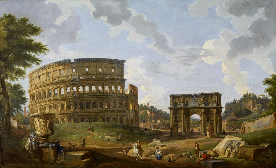 Giovanni Paolo Panini - View of the Colosseum - Walters 372367