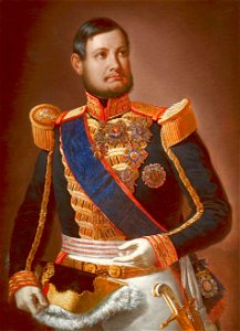 Giovanni Salomone, Ritratto di Ferdinando II, 1851. Caserta, Palazzo Reale