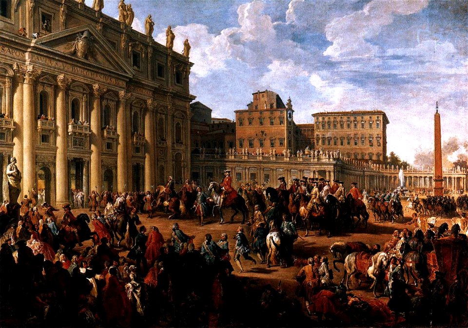 Giovanni Paolo Pannini - Charles III at St Peter's - WGA16967