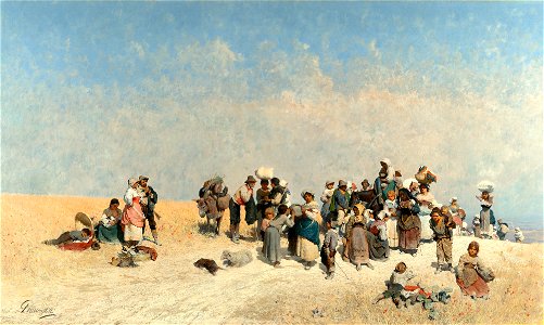 Giovanni Piancastelli Emigrazione dell'Agro Romano - Tornando