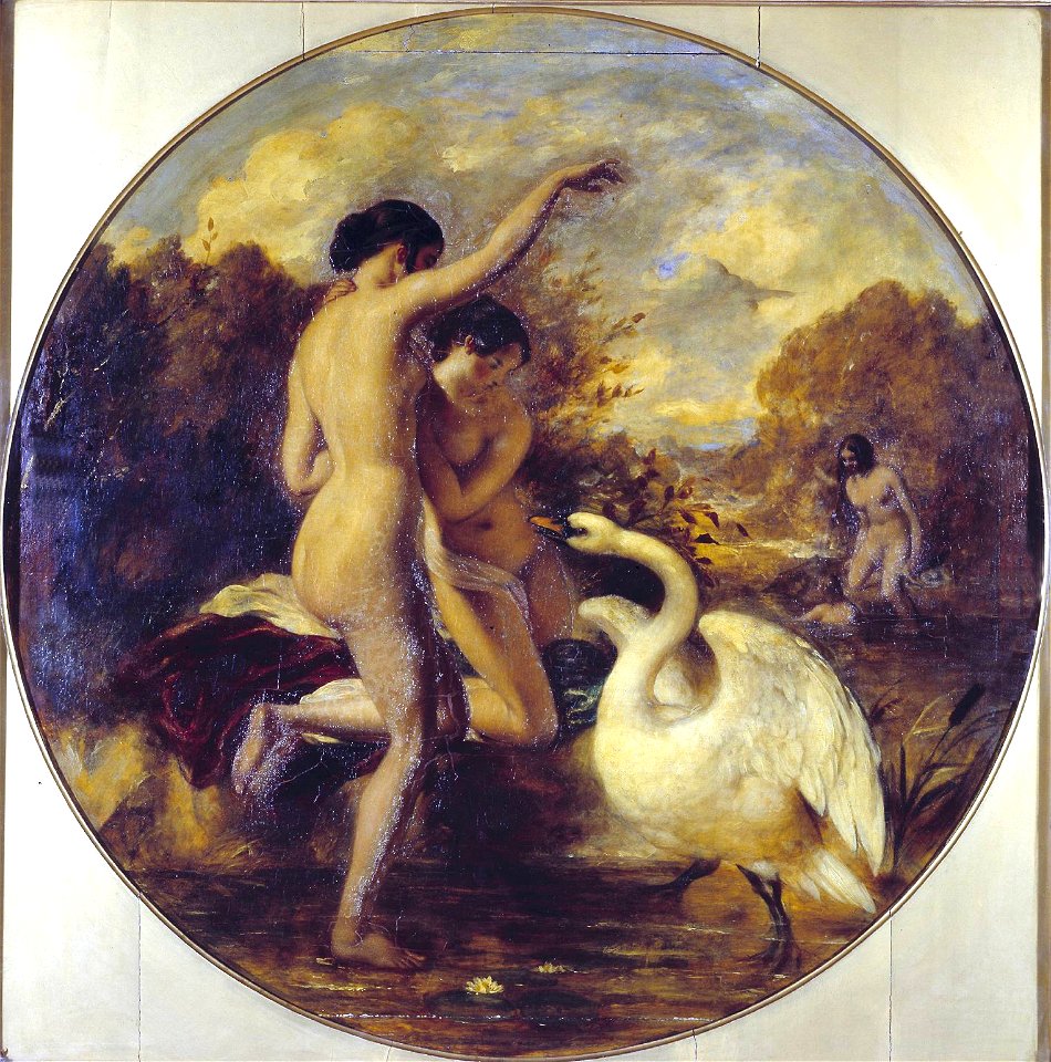 Etty – Female Bathers Surprised by a Swan