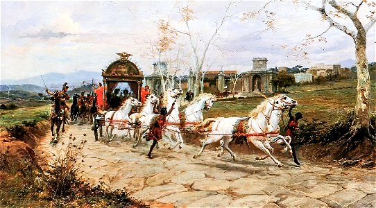 Ettore Forti Arrival of Caesar