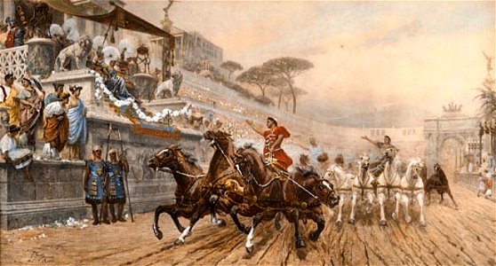 Ettore Forti Chariot Racing