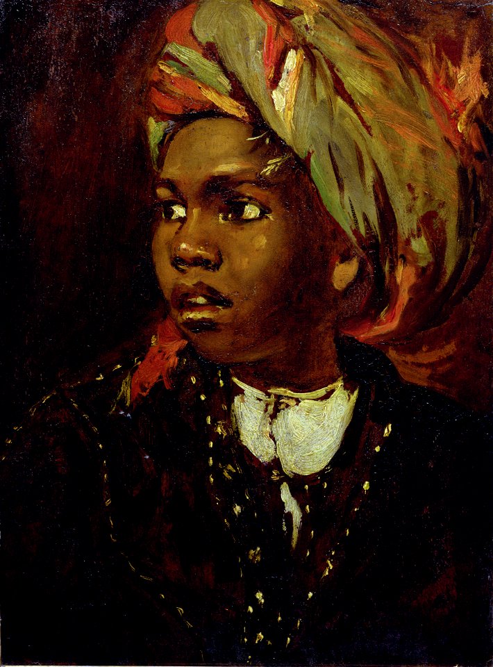 Etty Study of a Black Boy YORAG 856