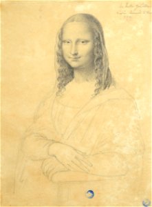 Etude d'après la joconde-Fleury François Richard-MBA Lyon 2014