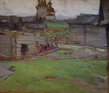 Etude with Log Cabins (Arkhipov)