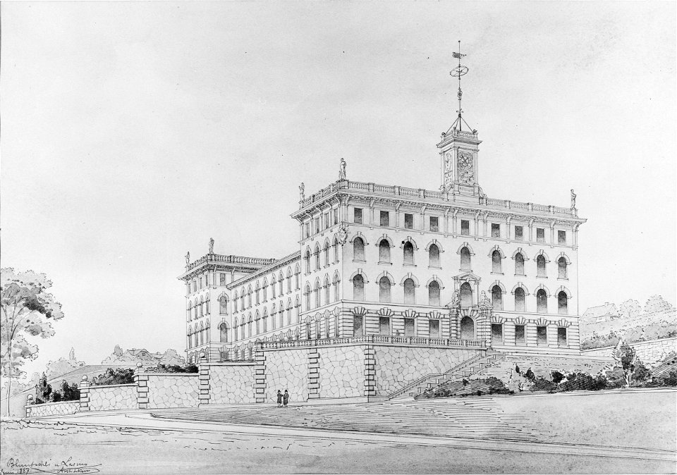 ETH-BIB-Zürich, ETH Zürich, Altes Physikgebäude-Ans 00292