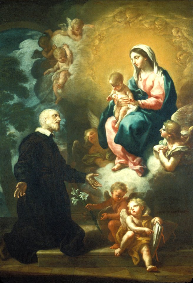 Etienne Parrocel - Apparition of the Virgin to Saint Philip Neri - 89.24 - Detroit Institute of Arts