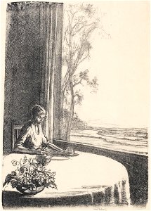 Ethel Gabain - A Window at Olantigh - 9317