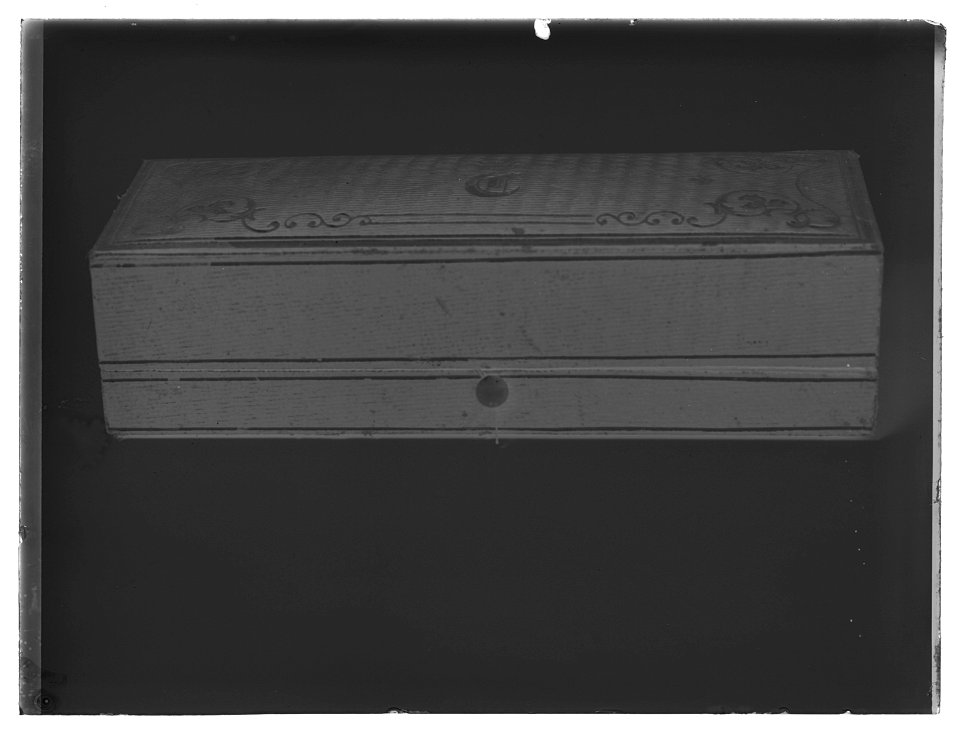 Etui till sigillstamp (nr 2253) - Livrustkammaren - 53711-negative