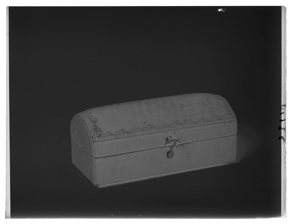 Etui till sigillstamp (nr 2546) - Livrustkammaren - 70827-negative