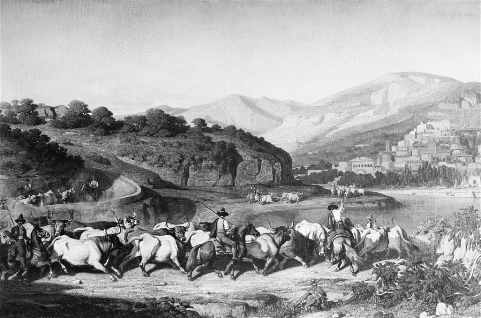 Etienne Sabatier (1810-70) - Cavalcadores - RCIN 403722 - Royal Collection