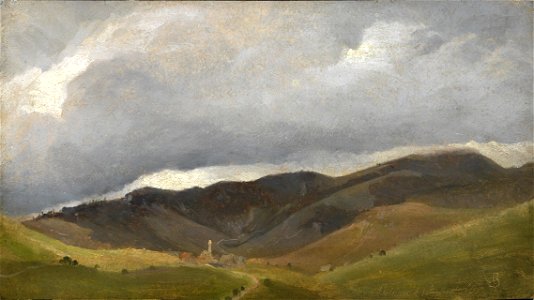 Eugen Bracht - Blick auf das Herzogenhorn bei Bernau - 1447 - Staatliche Kunsthalle Karlsruhe