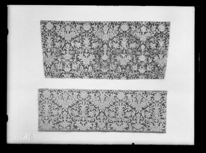 Ett stycke broderad sammet - Livrustkammaren - 17754