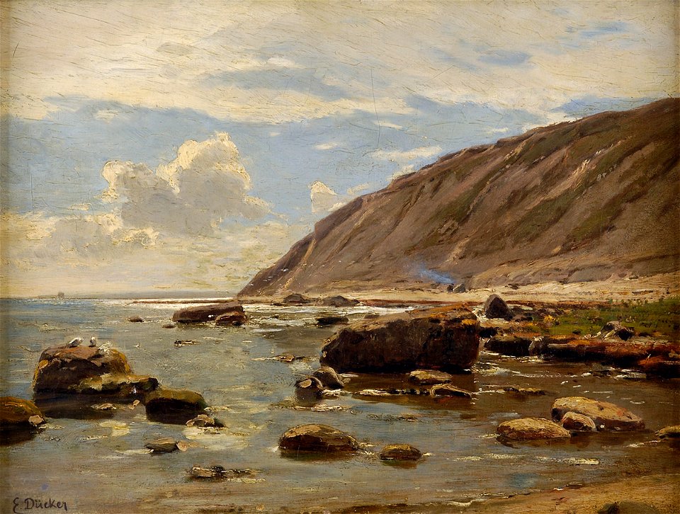 Eugen Dücker Küstenlandschaft