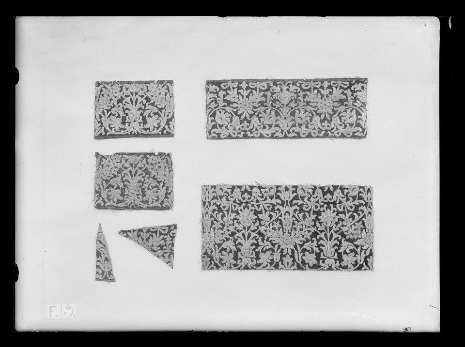 Ett stycke broderad sammet - Livrustkammaren - 9192