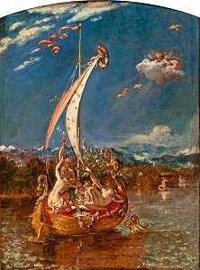William Etty - Youth on the Prow (1822)