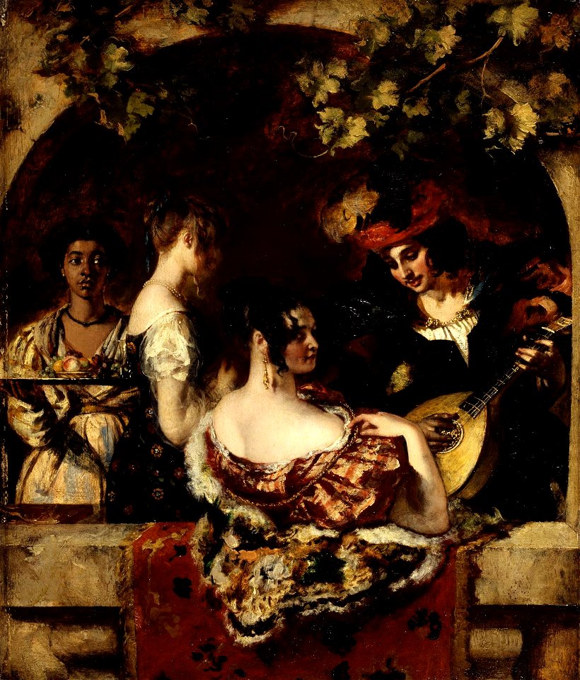 Etty The Lute Player