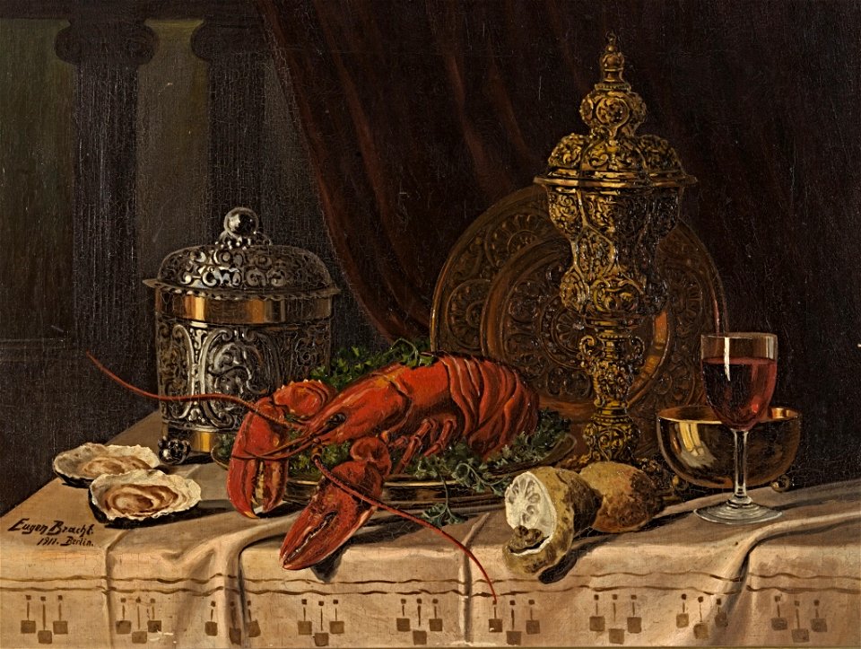 Eugen Felix Prosper Bracht - Stilleben mit Hummer - BG-M 4531^90 - Berlinische Galerie