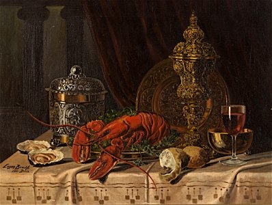 Eugen Felix Prosper Bracht - Stilleben mit Hummer - BG-M 4531^90 - Berlinische Galerie