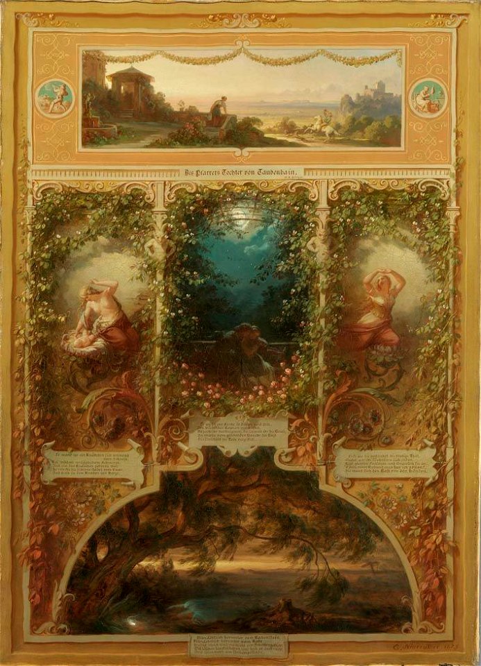 Eugen Napoleon Neureuther - Des Pfarrers Tochter von Taubenhain - 7951 - Bavarian State Painting Collections