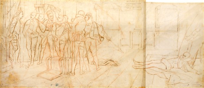 Etude pour l'assassinat du duc de Guise-Paul Delaroche-MBA Lyon 2014