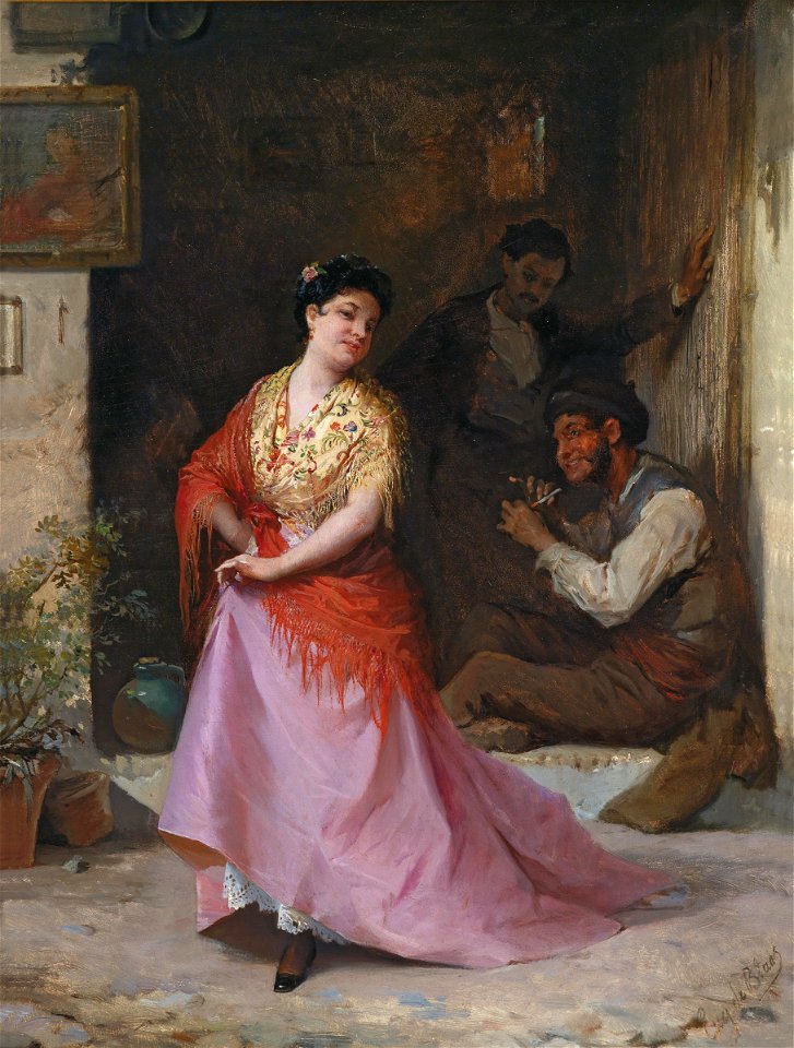 Eugen von Blaas Ein Tänzchen