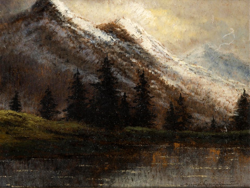 Eugen Szepesi-Kuszka - Lake in the Mountains