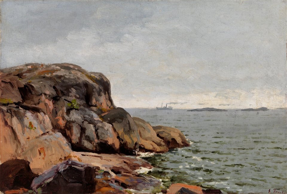 Eugen Taube - Rantamaisema - A II 872 - Finnish National Gallery