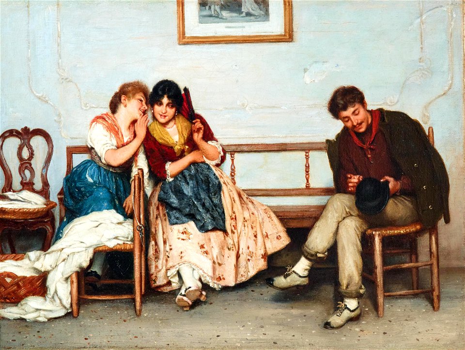 Eugen von Blaas - Secrets