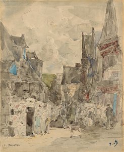 Eugene boudin pardon en bretagne115233)