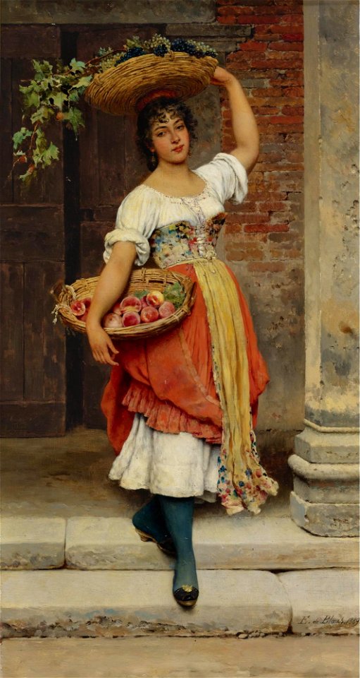 Eugene de Blaas - Lisa (1889) (study)
