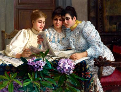 Eugen von blaas selecting the trousseau 060741)