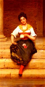 Eugene de Blaas - The Love Letter (1902) 