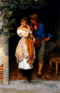 Eugene de Blaas - The Suitor (1887)