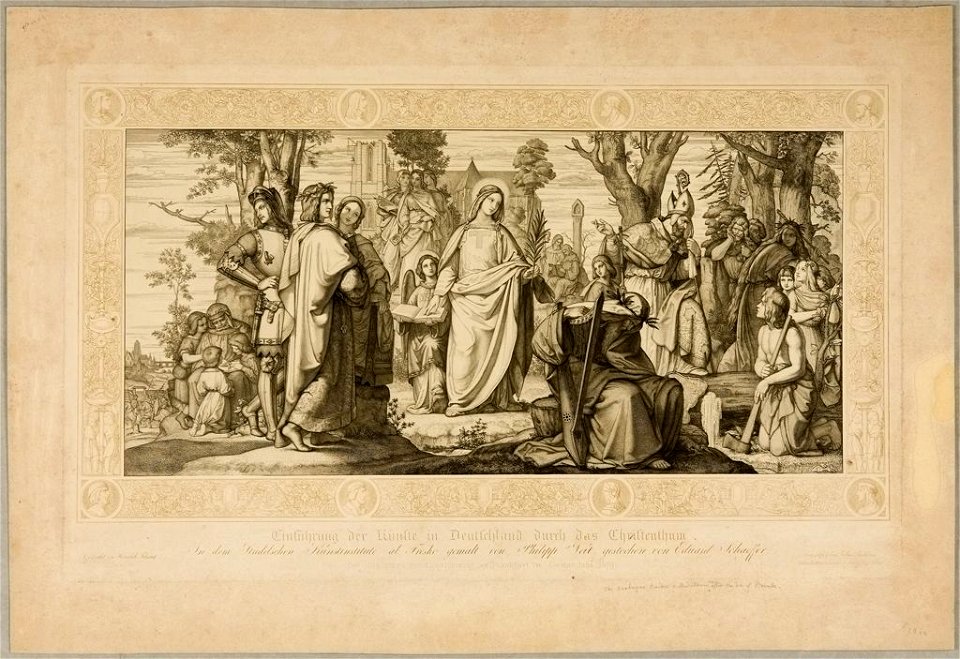 Eugen Eduard Schäffer - Introduction of the Fine Arts into Germany through Christianity