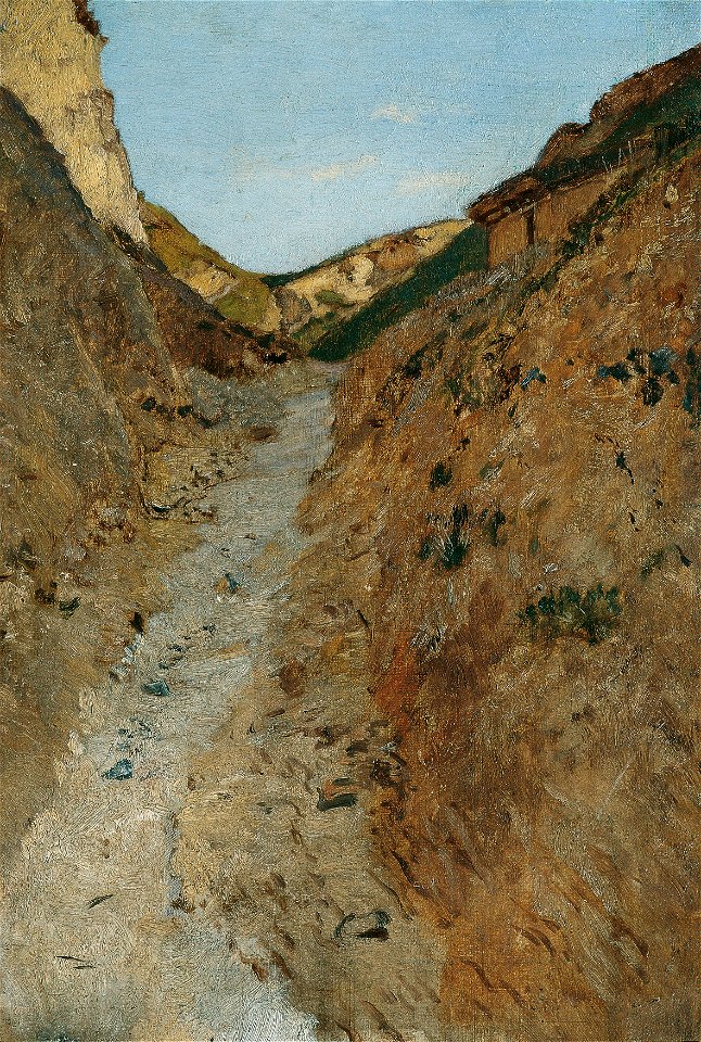Eugen Jettel - Der Weg im Steinbruch - 507a - Österreichische Galerie Belvedere