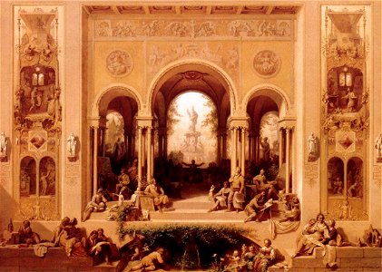 Eugen Neureuther - The Arts Flourishing in Munich - WGA16535