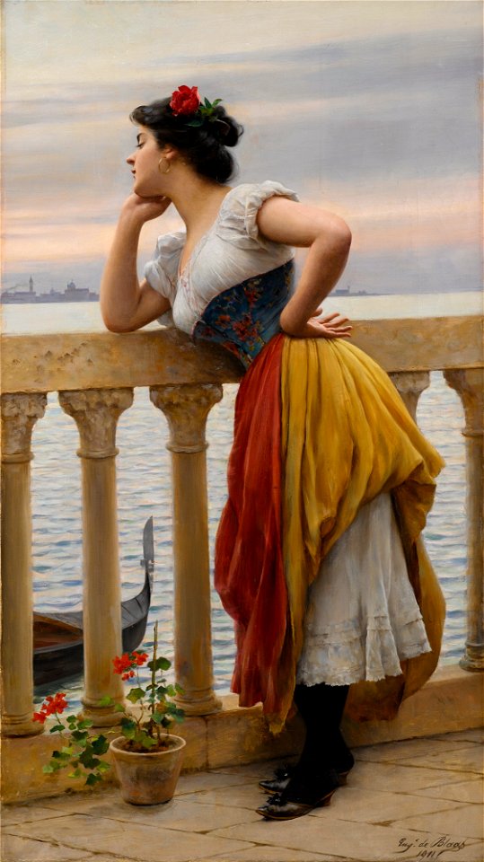Eugen von Blaas - Anticipation, 1911